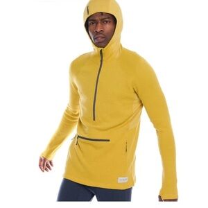 ARTILECT Sundown 250 1/2 Zip Men's Pullover Shirt Yellow Size XL